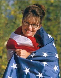 Palin Wearing Flag