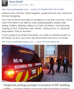 FB Post Bomb Threats