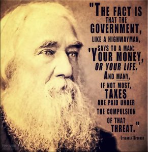 spooner taxation